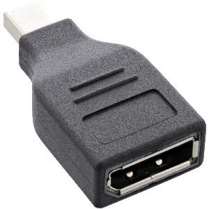 InLine® DisplayPort Adapter, mini DisplayPort Stecker auf DisplayPort Buchse, 4K 17196B